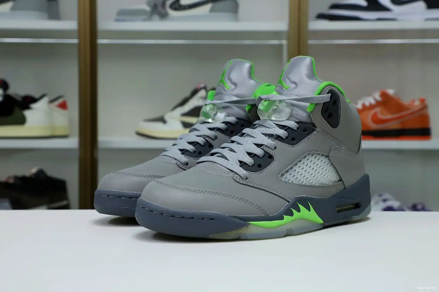 AIR RETRO 2022 Kimikick 'GREEN JORDAN 5 BEAN' 0518